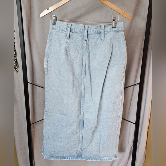 Vintage Denim Buttondown SkirtSize 14 - Picture 13 of 16